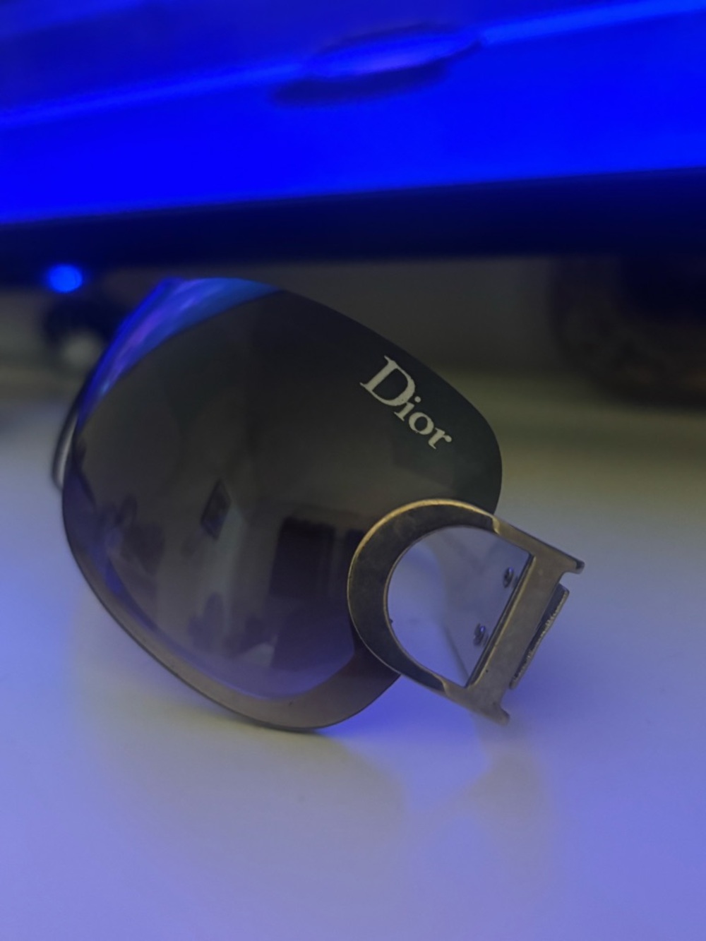 Dior vintageOversized aviator Sunglasses